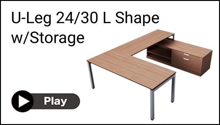 Watch a step-by-step instructional video on how to assemble our Dropdown L-Shape PLTLEG-U24-30 PERF Dropdown L-Shape PLTLEG-U24-30 PERF